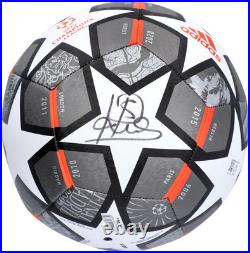 Patrick Kluivert Barcelona Signed 2021 UEFA Champs 20th Anniversary Soccer Ball Patrick Kluivert Barcelona Signed 2021 UEFA Champs 20th Anniversary Soccer Ball