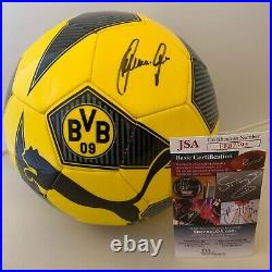 Patrick Owomoyela signed Full Size Puma BVB Borussia Dortmund Soccer Ball JSA