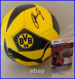 Patrick Owomoyela signed Full Size Puma BVB Borussia Dortmund Soccer Ball JSA