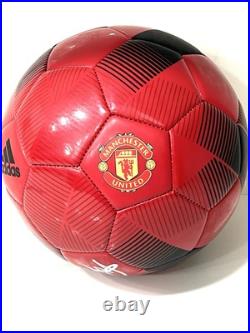 Paul Pogba Hand Signed Official Manchester United Soccer Ball Beckett Certified Paul Pogba Hand Signed Official Manchester United Soccer Ball Beckett Certified