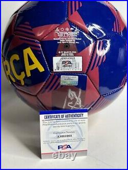 Pedri Pedro Gonzalez Lopez Signed Soccer Ball Barcelona PSA AM85961