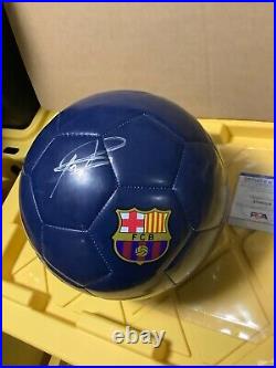 Pedri Signed Auto Barcalona Soccer Ball COA PSADNA Spain La Liga Midfielder RC