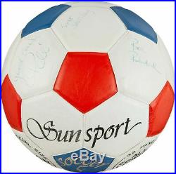 Pele 1977 New York Cosmos NASL Champs Team Signed Official Soccer Ball JSA COA