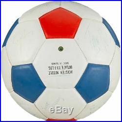 Pele 1977 New York Cosmos NASL Champs Team Signed Official Soccer Ball JSA COA