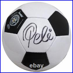 Pele Authentic Autographed Signed Franklin Soccer Ball CBD Brazil Beckett S75636