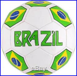 Pele Autographed MLS Brazil Logo Soccer Ball Fanatics Authentic Certified