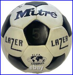 Pele Autographed Mitre Lazer Soccer Ball (Beckett)