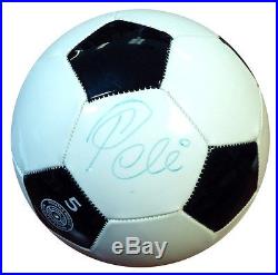 Pele Autographed Signed Wilson Soccer Ball Brazil JSA #X12376