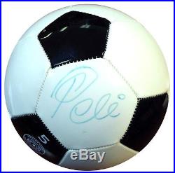 Pele Autographed Signed Wilson Soccer Ball Brazil JSA #X12376