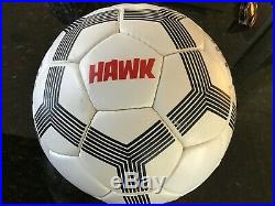 Pele Autographed Soccer Ball By Hawk In Perfect Condition