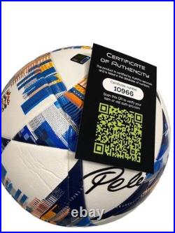 Pelé Autographed Soccer Ball Signed COA AUTHENTICATION