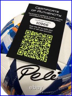 Pelé Autographed Soccer Ball Signed COA AUTHENTICATION