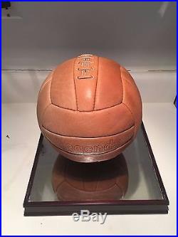 Pele Autographed Vintage Leather Soccer Ball Authentic