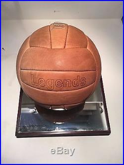 Pele Autographed Vintage Leather Soccer Ball Authentic