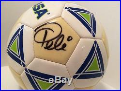 Pele Brazil Authentic Signed Autographed Soccer Ball World Cup Glow In The Dark