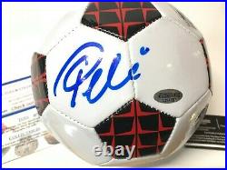 Pele Brazil Autographed Signed Blue Ink Franklin Size 3 Soccer Ball With COA
