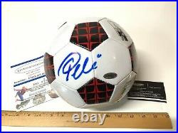 Pele Brazil Autographed Signed Blue Ink Franklin Size 3 Soccer Ball With COA