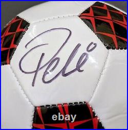 Pele Brazil Autographed Signed Soccer Ball COA