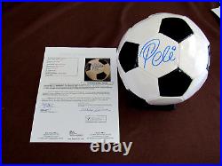 Pele Brazil Cosmos Hof Superstar Signed Auto Baden Soccer Ball Jsa Letter Gem