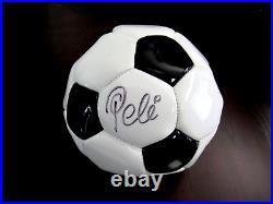 Pele Brazil Cosmos Hof Superstar Signed Auto Wilson Soccer Ball Beckett Loa