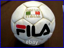 Pele Brazil Santos Ny Cosmos Hof Signed Auto Fila Italia Soccer Ball Jsa Loa