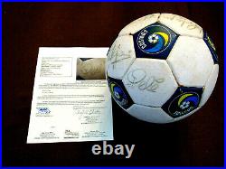 Pele Carlos Alberto Ny Cosmos Hof 8x Signed Auto 1979 Official Soccer Ball Jsa
