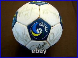 Pele Carlos Alberto Ny Cosmos Hof 8x Signed Auto 1979 Official Soccer Ball Jsa