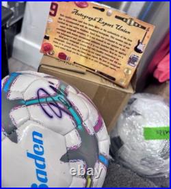 Pelè Hand Signed Full Size Soccer Ball WithHologram Certification