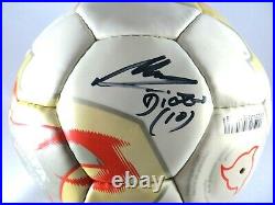 Pele Maradona Eusebio Muller Kahn Neeskins Signed Autograph Auto Soccer Ball Jsa