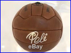 Pele Signed 1958 World Cup Final Soccer Ball