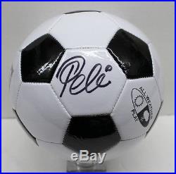 Pele Signed Autographed Soccer Ball Franklin Ball Brazil Psa/dna Ac97002