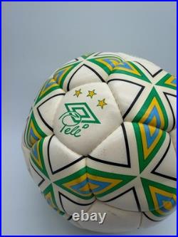 Pele Signed Autographed Vintage Handsewn Pele Brazil Fifa Soccer Ball JSA LOA