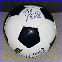 Pele Signed Autographed Wilson Full Size Soccer Ball Jsa Loa Full Letter Brazil