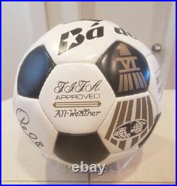 Pele Signed Baden Black & White Mundial AT&T FIFA Soccer Ball AT&T Contest Prize