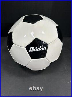 Pele Signed Baden Soccer Ball Brazil 3x World Cup Champ with Pele Hologram