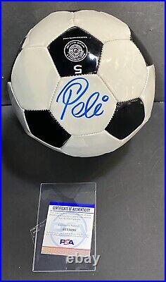 Pele Signed Baden Soccer Ball PSA COA Mint Autograph Brazil 3x World Cup Champ