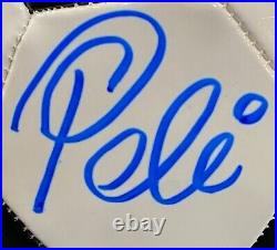 Pele Signed Baden Soccer Ball PSA COA Mint Autograph Brazil 3x World Cup Champ
