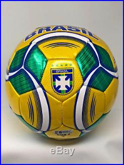 Pele Signed Brazil Soccer Ball Autographed PSA DNA ITP