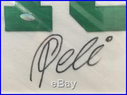 Pele Signed & Framed NY Cosmos Jersey Steiner COA Fresh Signature UV Glass! Rare