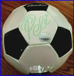 Pele Signed Mounted Memories Baden Soccer Ball Autographed w MM COA/Hologram