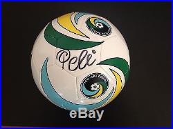Pele Signed New York Cosmos Logo Soccer Ball NASL Brazil PSA ITP COA #5A80401