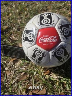 Pelé Signed Soccer Ball 1993 FIFA Coca-Cola Cup Australia World Cup