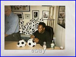Pele Signed Soccer Ball Auto PSA DNA Brazil Autographed Proof