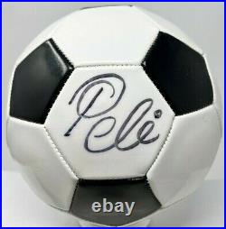 Pele Signed Soccer Ball Auto PSA DNA ITP Witnessed COA