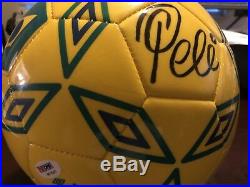 Pele Signed Soccer Ball Autographed PSA/DNA