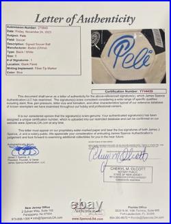 Pele Signed Soccer Ball. Greatest Player Ever. Autographed, JSA