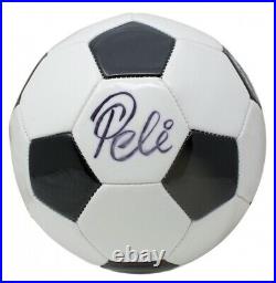 Pele Signed Soccer Ball (PSA Hologram, Pele Hologram, & Fanatics Hologram)
