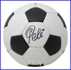 Pele Signed Soccer Ball with Case Brazil PSA/DNA Hologram