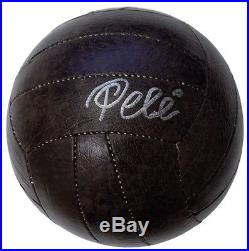 Pele Signed Vintage 12 Panel Soccer Ball PSA AB91374