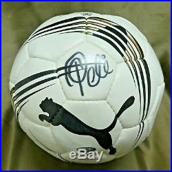 Pele Soccer Legend HOF Signed Soccer Ball with Steiner Authentic COA